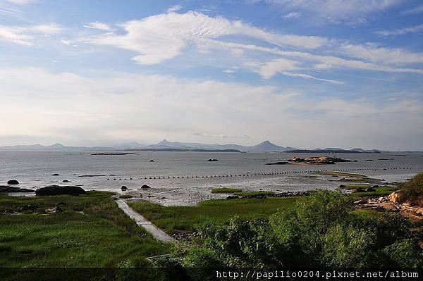 金門西園抗日紀念碑海濱