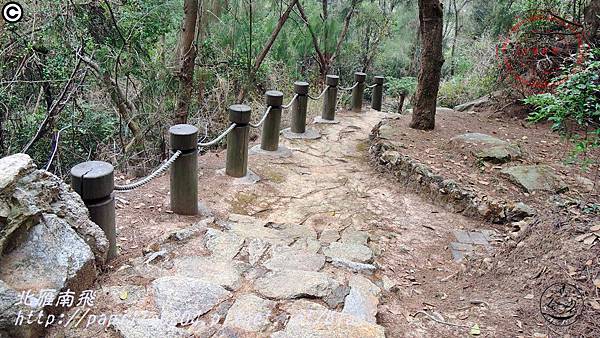 五虎山登山步道山西段(登山口)