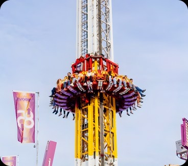 Swing Tower Ride And Drop Towe