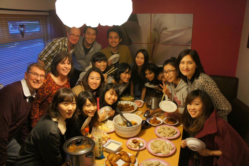 12.01.22Almost everyone except Marc. We are from different countries. We celebrated the lunar new year together.