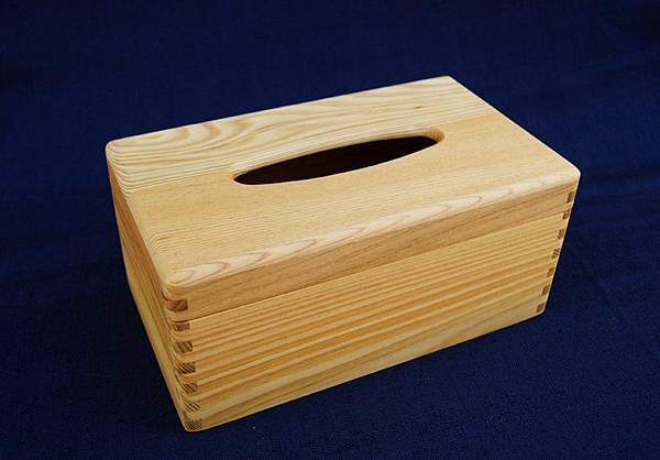 台灣檜木面紙盒