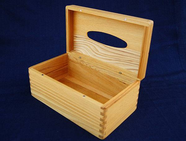 台灣檜木面紙盒