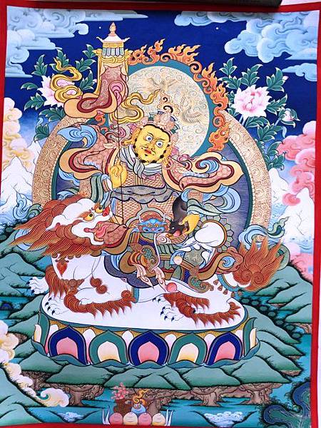 財寶天王 唐卡畫師貢布夏智01.jpg 財寶天王 唐卡畫師貢布夏智01.jpg