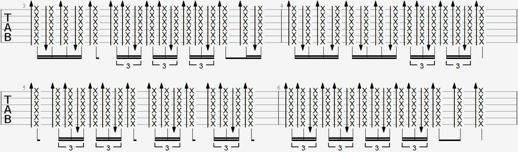 triplet strum