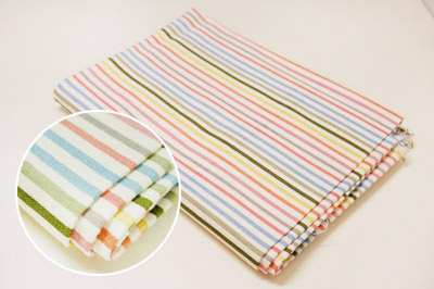 條紋-白底彩色條紋