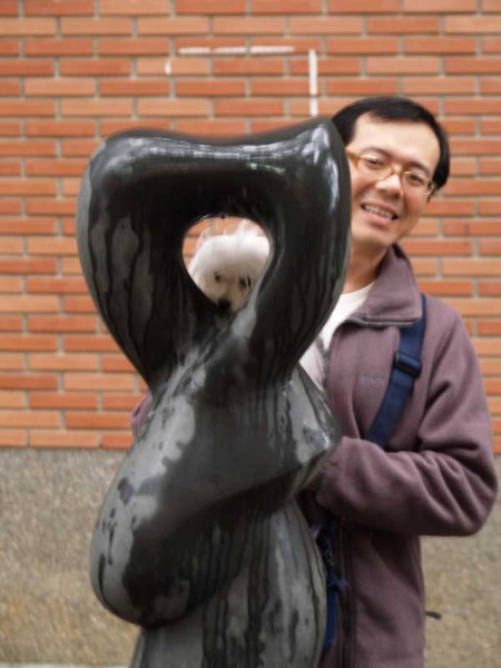 原想把粽子頭放在圈圈裡的