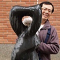 原想把粽子頭放在圈圈裡的