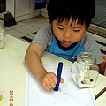 2012.04.24-然後針對自己的綠豆寶寶模樣畫下紀錄...