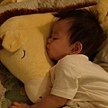 2009.08.29-這是媽咪最愛的長頸鹿，所以抱牠就像抱媽咪一樣溫暖:)