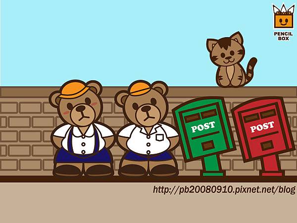 歪腰Bear桌布(800x600)