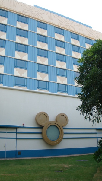 酒店外頭都是Mickey