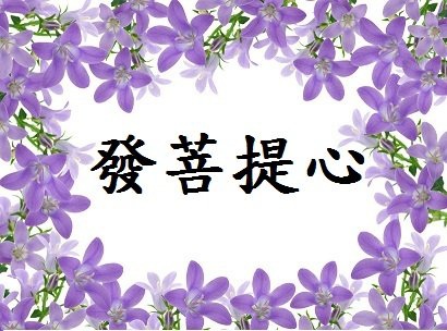 發菩提心 發菩提心
