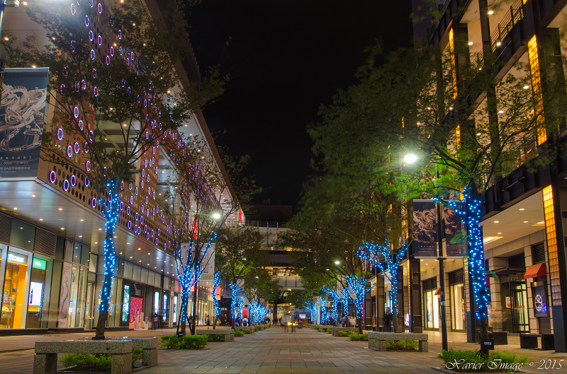 台北信義區夜景聖誕燈飾_新光三越