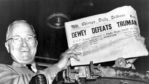 Dewey defeats Truman