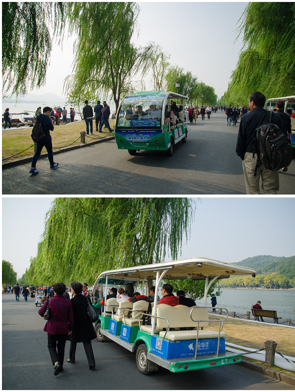 杭州西湖_環湖電瓶車