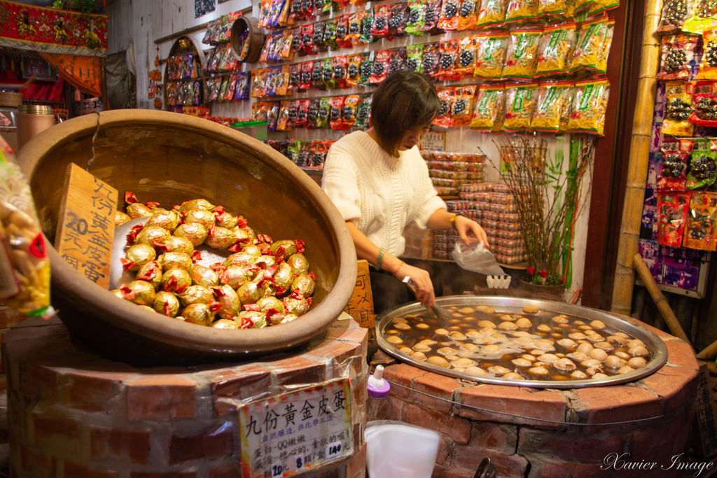 淡水老街_賈船長茶葉蛋