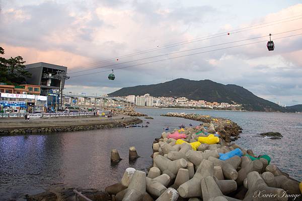 韓國釜山_松島雲彩散步路_海上纜車