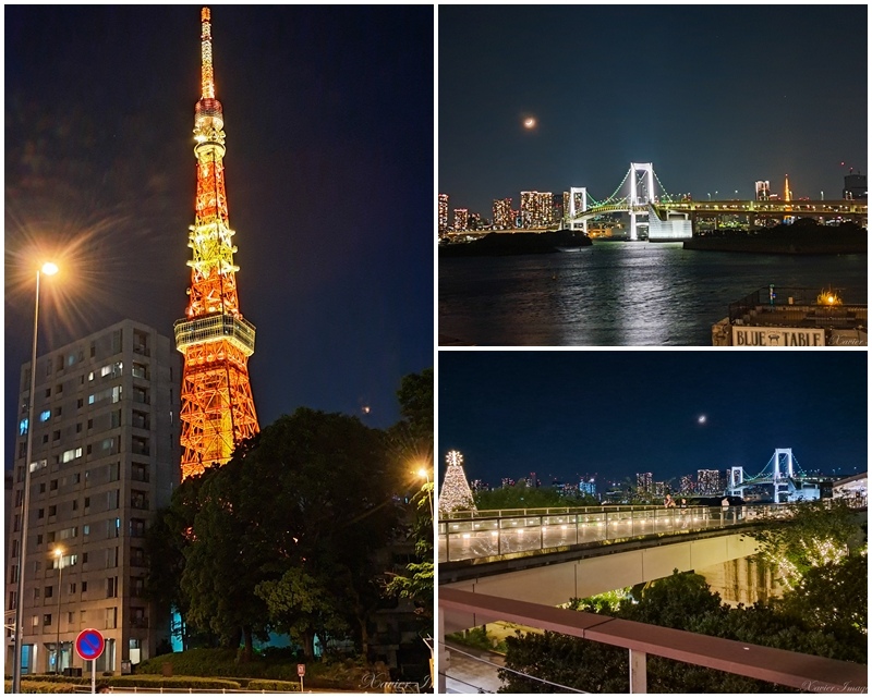 [遊記] 東京夜景推薦：東京鐵塔、台場彩虹大橋