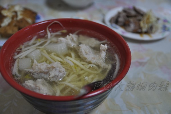 大龍峒肉羹 -- 肉羹麵