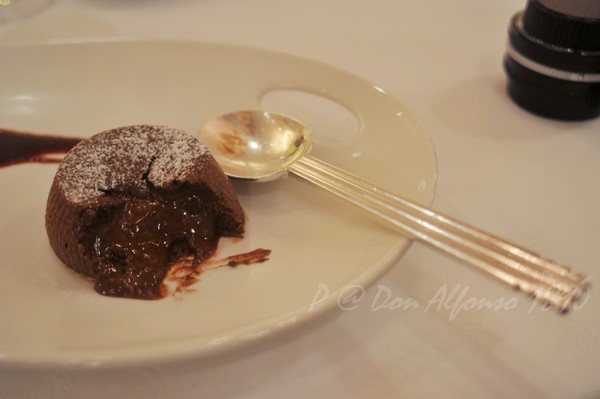 Don Alfonso -- 暖巧克力軟心蛋糕