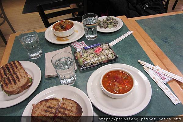 Soup and sandwich