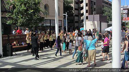 Dancing Party in the park