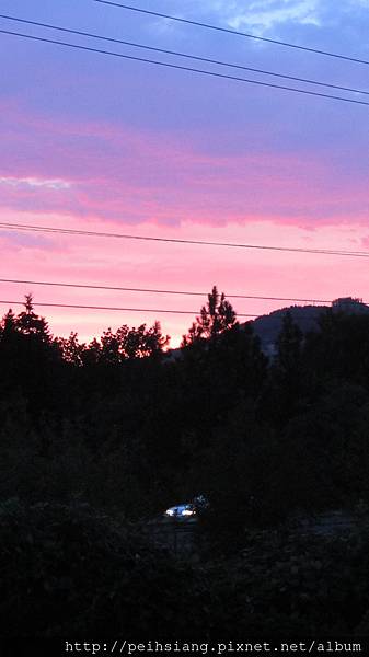 Sunset at Hood River Golf Course & Country Club