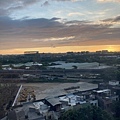 Sunset from the quarantine hotel room