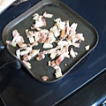 to stir-fry bacon