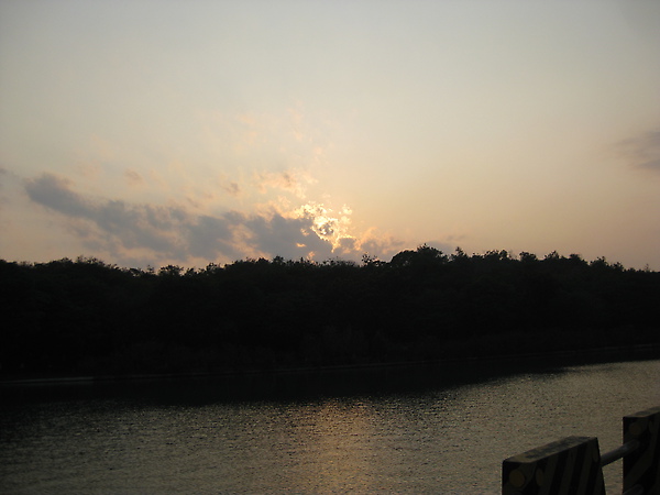 Sunset in the Lake