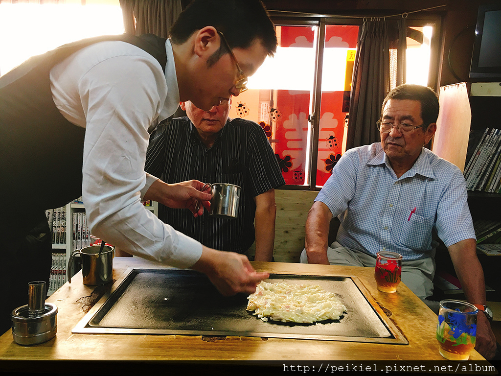 福岡県みやこ町お好み焼きおがた。福岡縣京都町超美味大阪燒おがた