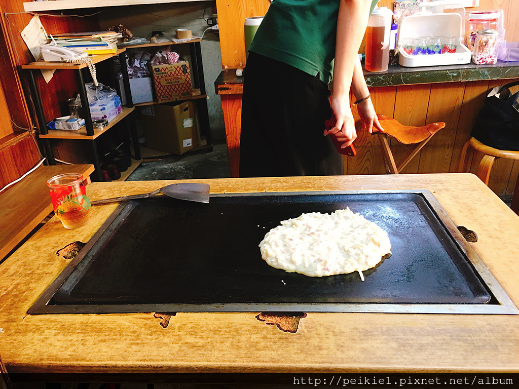 福岡県みやこ町お好み焼きおがた。福岡縣京都町超美味大阪燒おがた