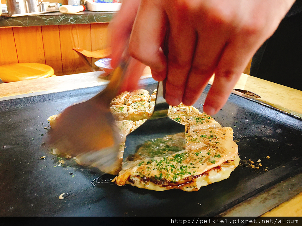 福岡県みやこ町お好み焼きおがた。福岡縣京都町超美味大阪燒おがた