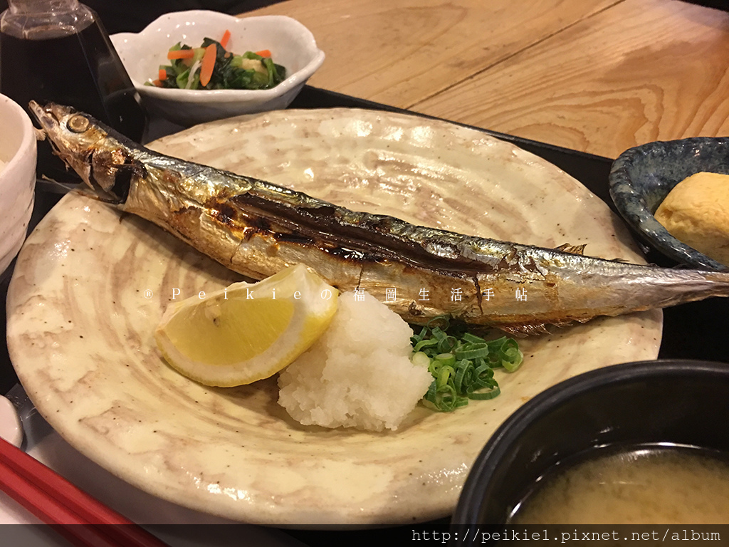 福岡天神地區超新鮮又大排長龍的魚類定食鐵平食堂