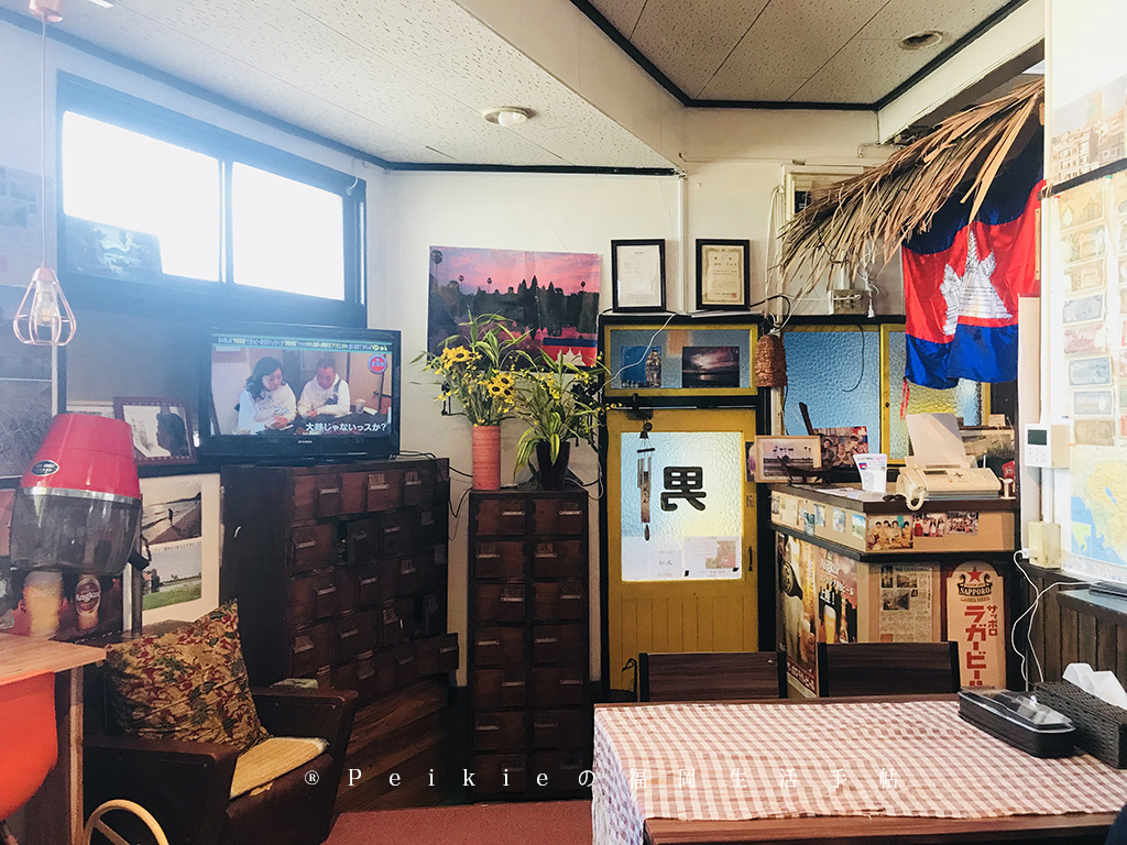 福岡的吉塚站的錢湯改造的柬埔寨餐廳