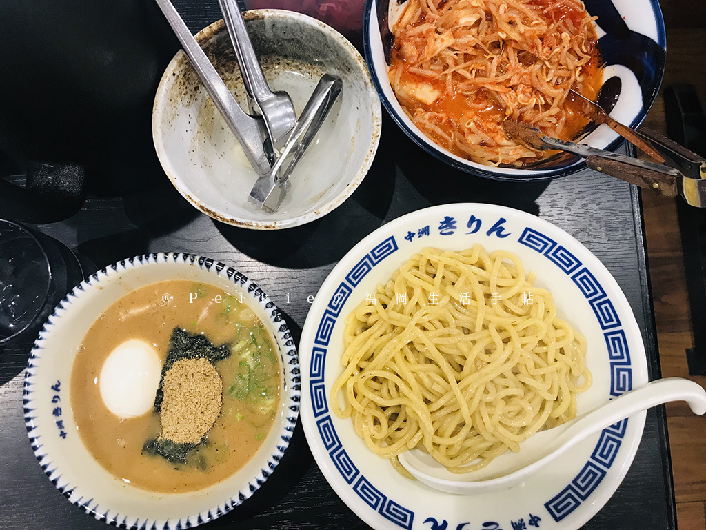 福岡中洲キリンつけ麺（麒麟沾麵）