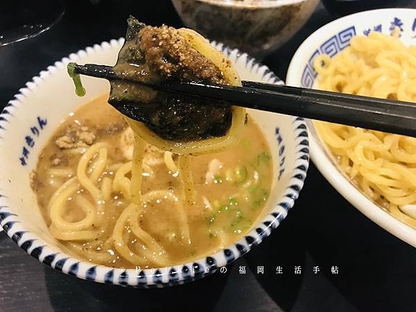 福岡中洲キリンつけ麺（麒麟沾麵）