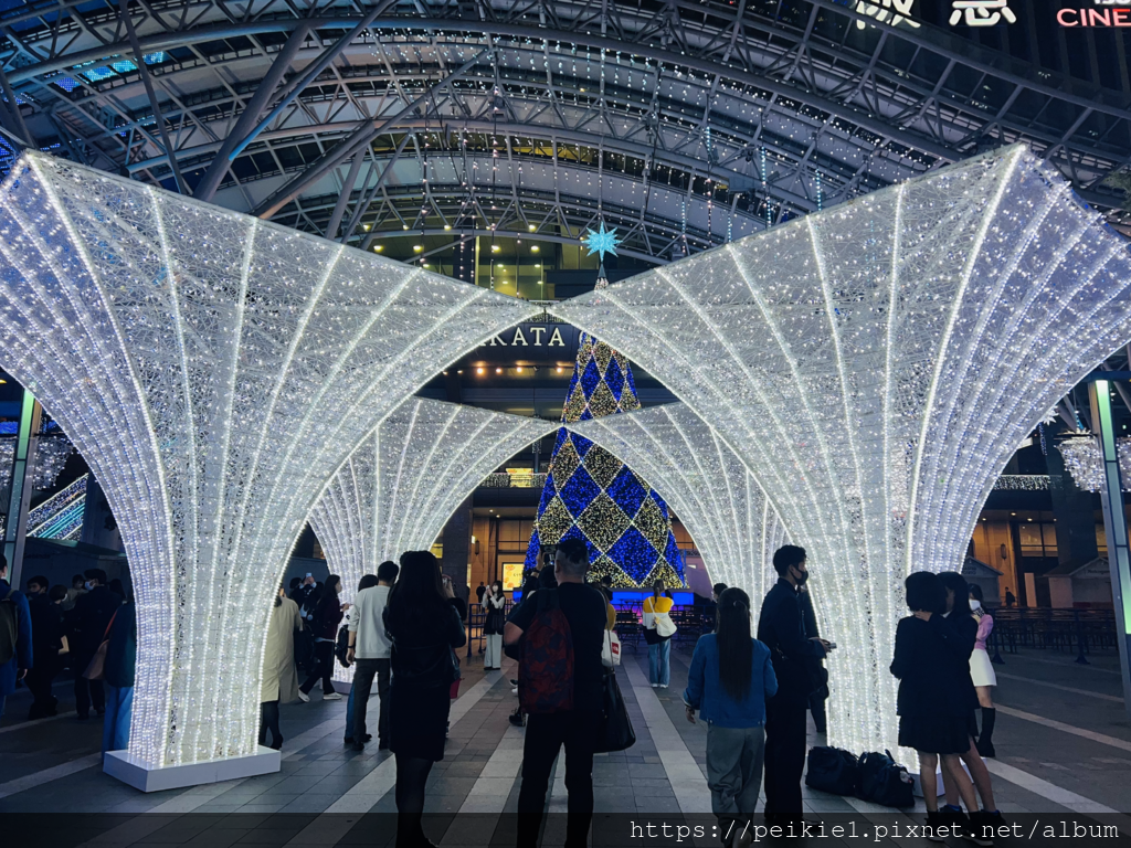 2022年博多站耶誕點燈・博多駅イルミネーション