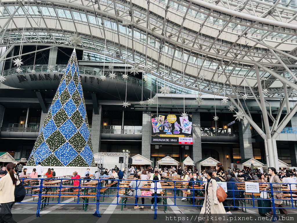 2022年博多站耶誕點燈・博多駅イルミネーション