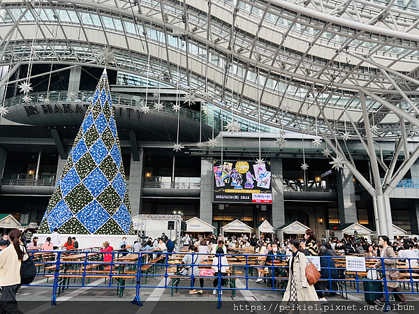 2022年博多站耶誕點燈・博多駅イルミネーション