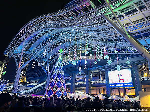 2022年博多站耶誕點燈・博多駅イルミネーション