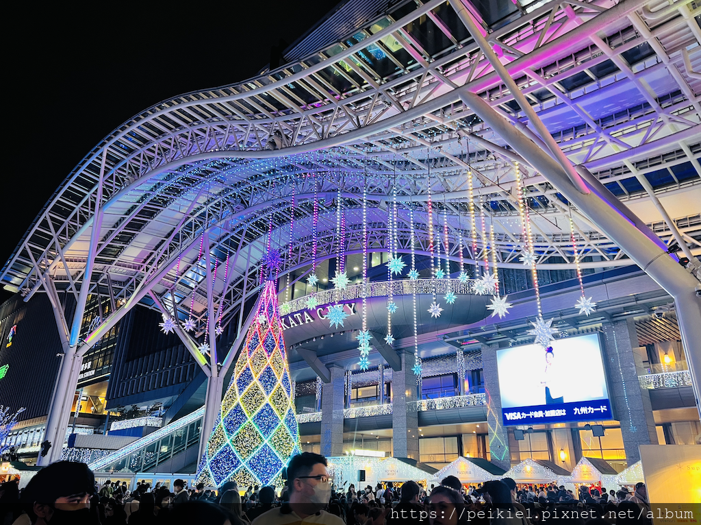 2022年博多站耶誕點燈・博多駅イルミネーション