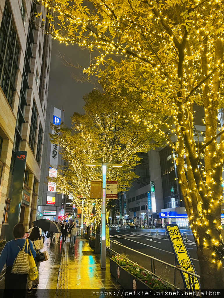 2022年博多站耶誕點燈・博多駅イルミネーション