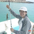 20030808第一次釣魚，居然就釣到帝王鯛