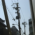 去日本的第一張照片-喜歡電線桿嗎@@"