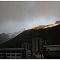 Chamonix:一陣大雨過後的彩虹！