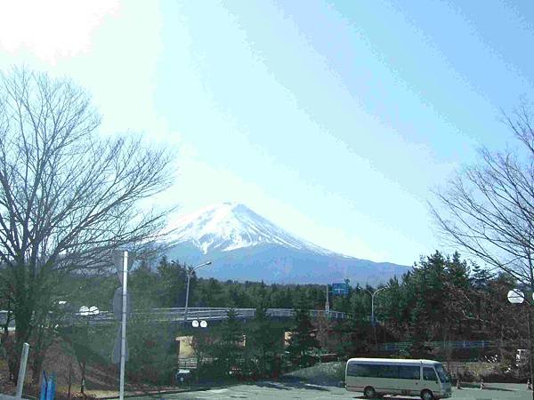 回程看到的富士山