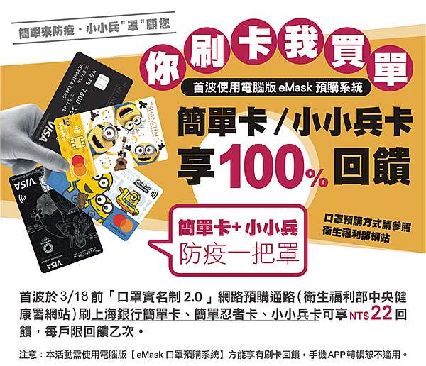 口罩實名制2 0 四大超商 銀行信用卡回饋懶人包 買口罩免排隊再加碼免費好康優惠資訊 Peko のsimple Life 痞客邦