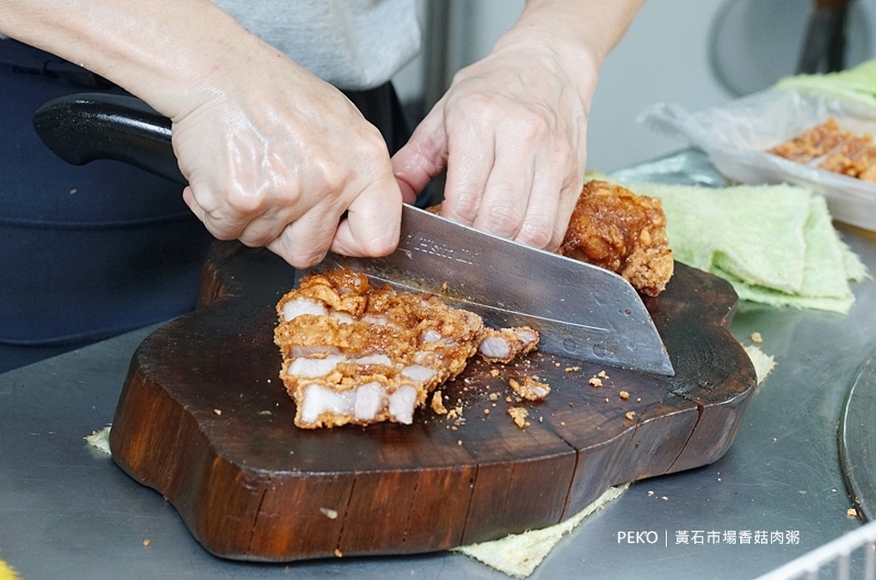 圖 黃石市場紅燒肉、香菇肉粥