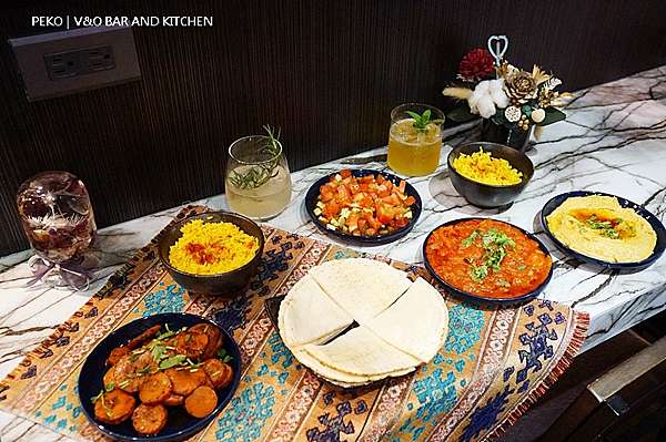 台北餐酒館 V O餐酒館 台北地中海料理 中東料理 水煙酒吧 營業到凌晨的中山站美食 V O Bar Kitchen By Talyah菜單 Peko のsimple Life 痞客邦
